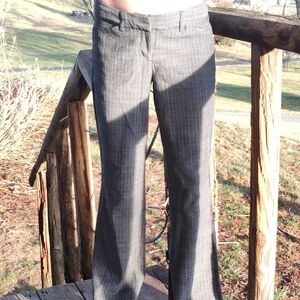 Express Gray Pinstripe Trousers/Dress Pants